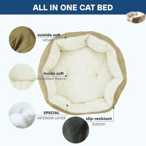 Extra Soft Cat Bed for Deep Sleep