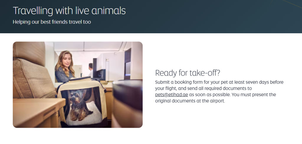etihad pet policy | A Simple Guide for Traveling with Your Furry Friends 1 Official Website https://www.etihad.com/en-ae/plan/travel-companion/travelling-with-pets