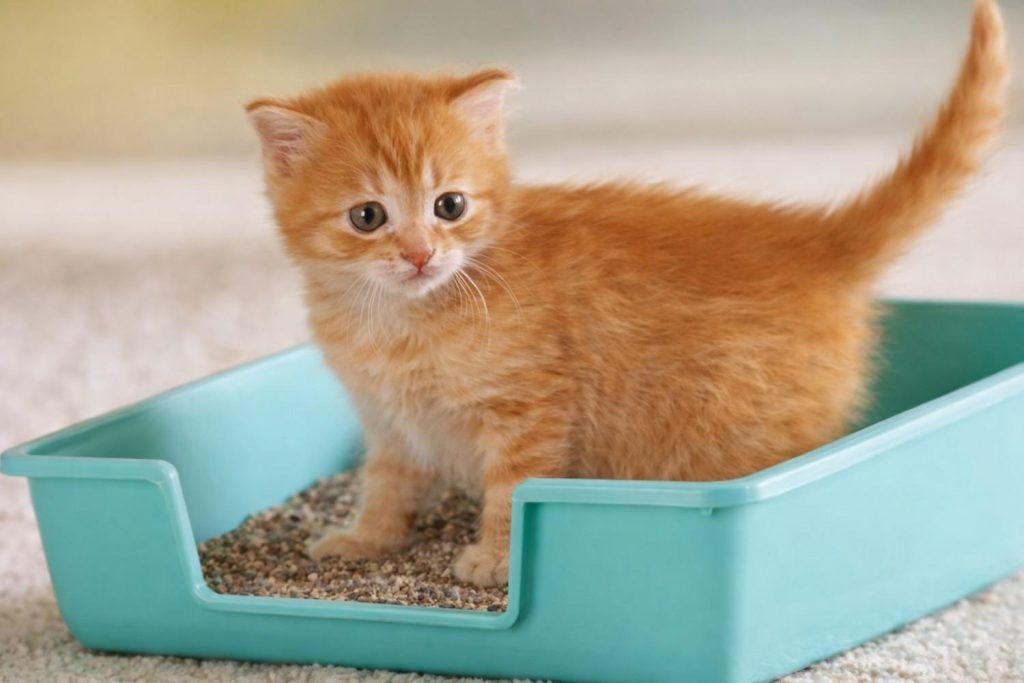 a Kitten cat box