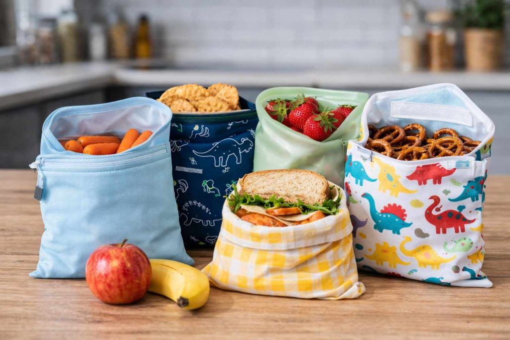 Reusable Sandwich and Snack Bags