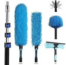 How to Clean High Ceiling Fans with an Extendable Duster